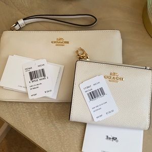 Coach wristlet and card case